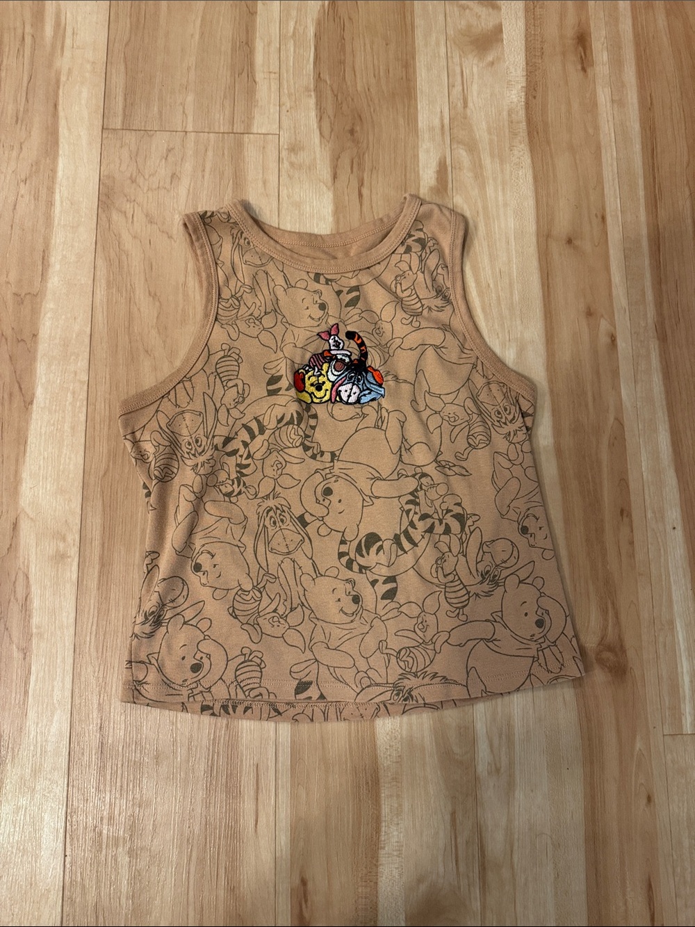 Embroidered Winnie the Pooh tank